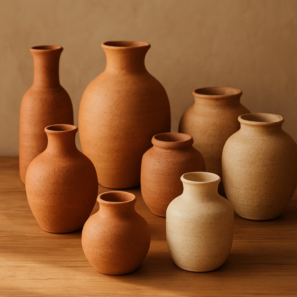 Handmade Ceramic Vase Set