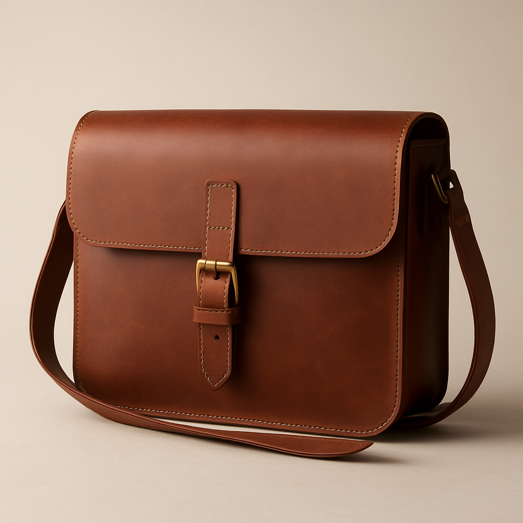 Handcrafted Leather Messenger